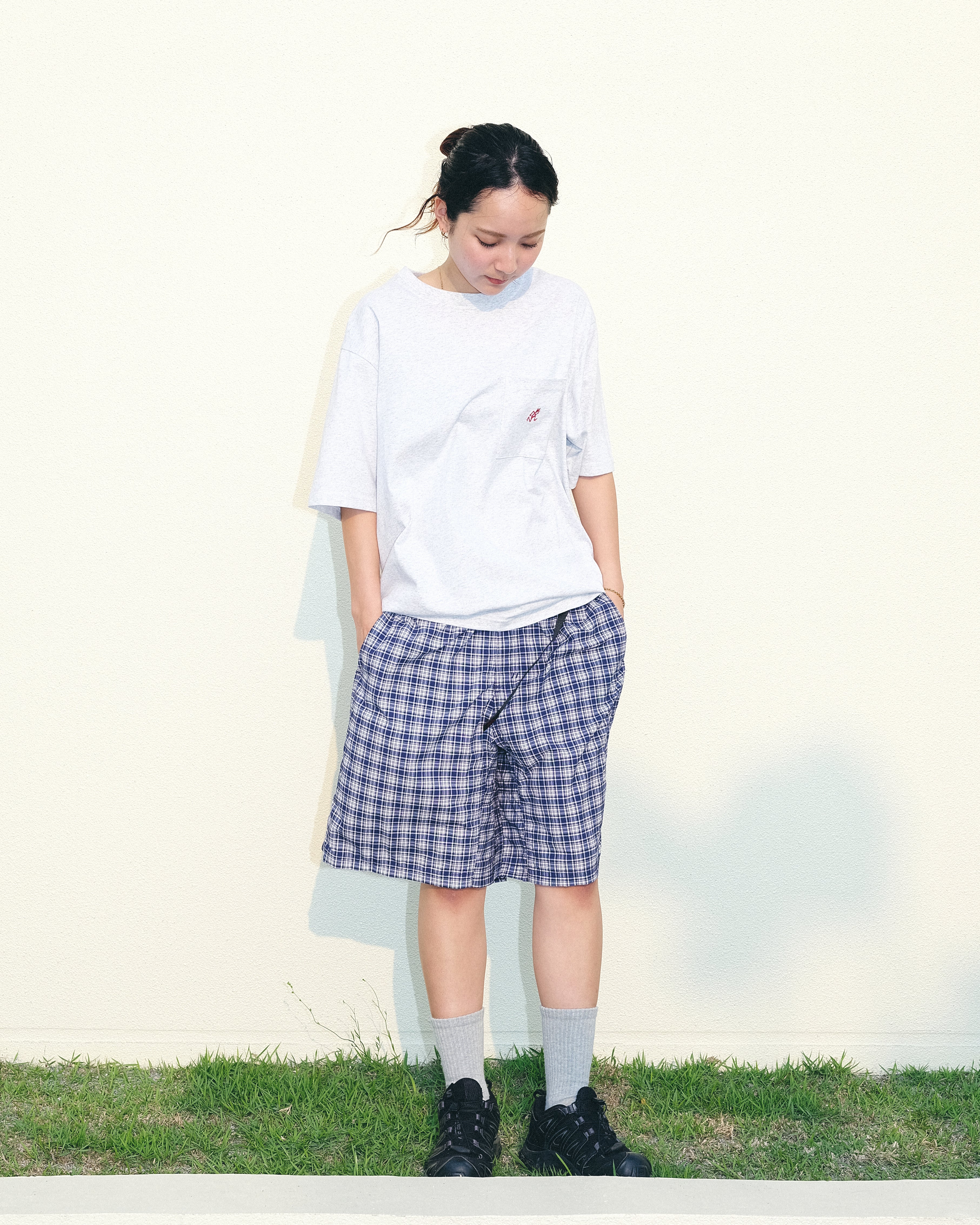 Gramicci / CHECKRED SHELL SHORT
