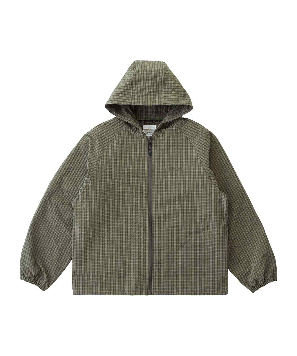Gramicci / NORTHSIDE PLAID HOODED JACKET