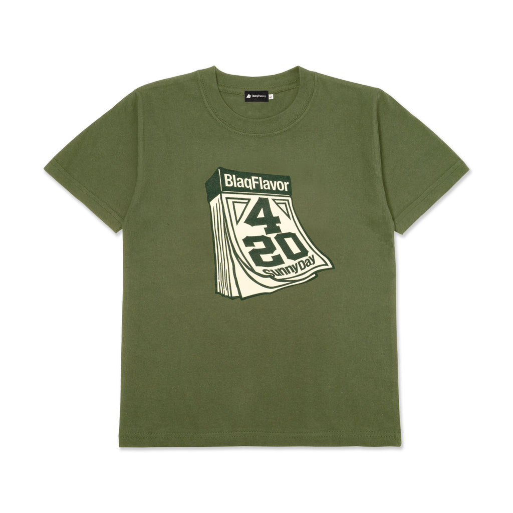 Blaq Flavor W S/S 420 Calendar Tee