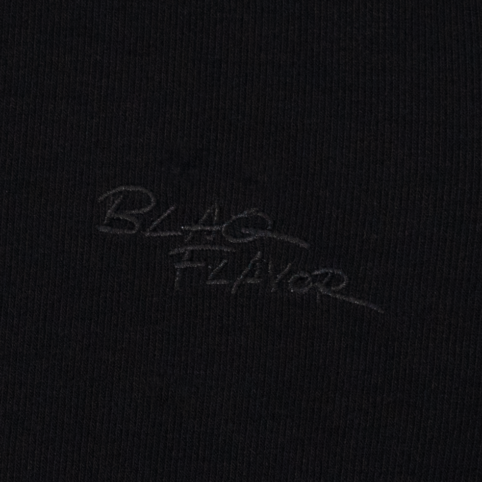 Blaq Flavor W EMB Rib Fit Tee