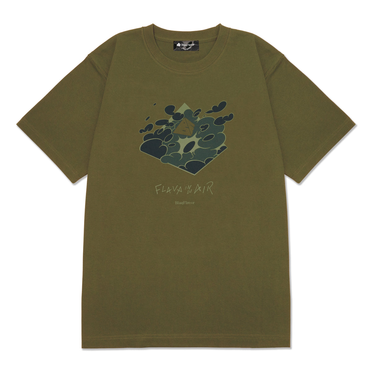 BlaqFlavor / S/S BF×AquaFlow Pyramid Tee