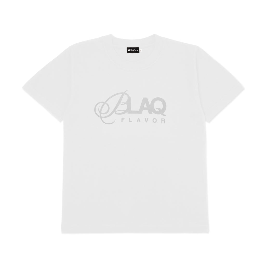 Blaq Flavor W S/S BF Script Logo Tee
