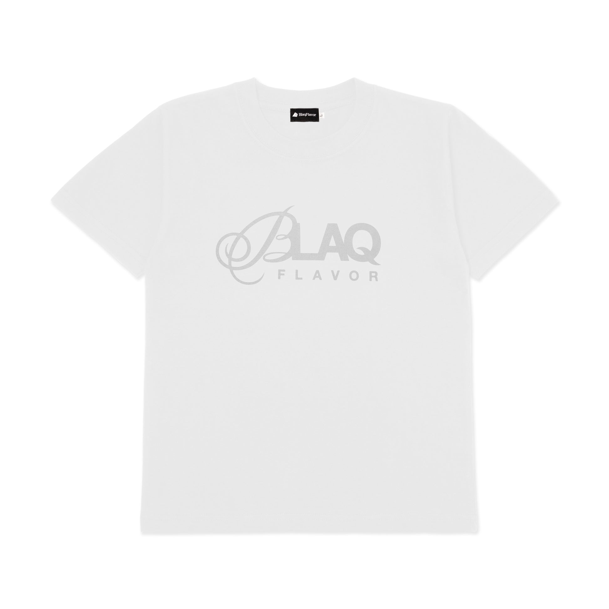 Blaq Flavor W S/S BF Script Logo Tee