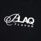 Blaq Flavor S/S BF Script Logo Tee