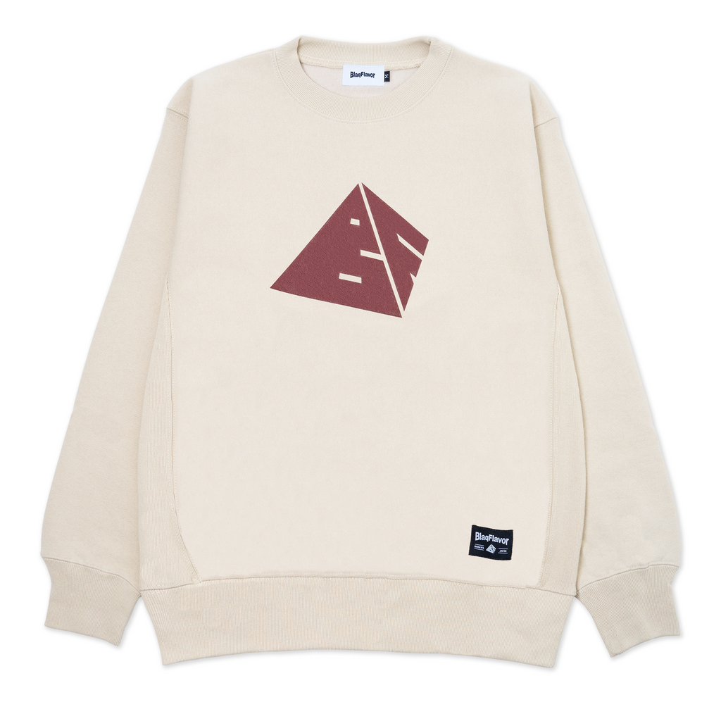BlaqFlavor / Pyramid Logo Crewneck Sweat