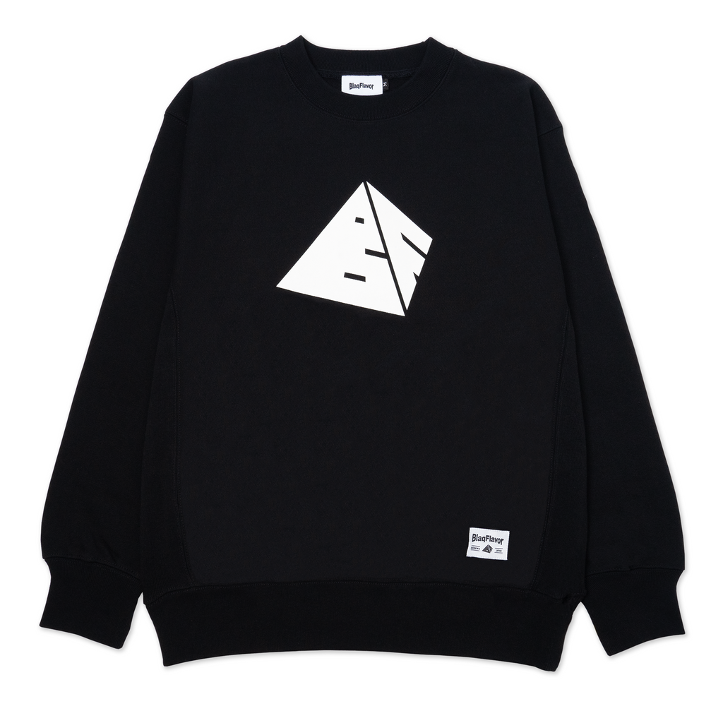 BlaqFlavor / Pyramid Logo Crewneck Sweat