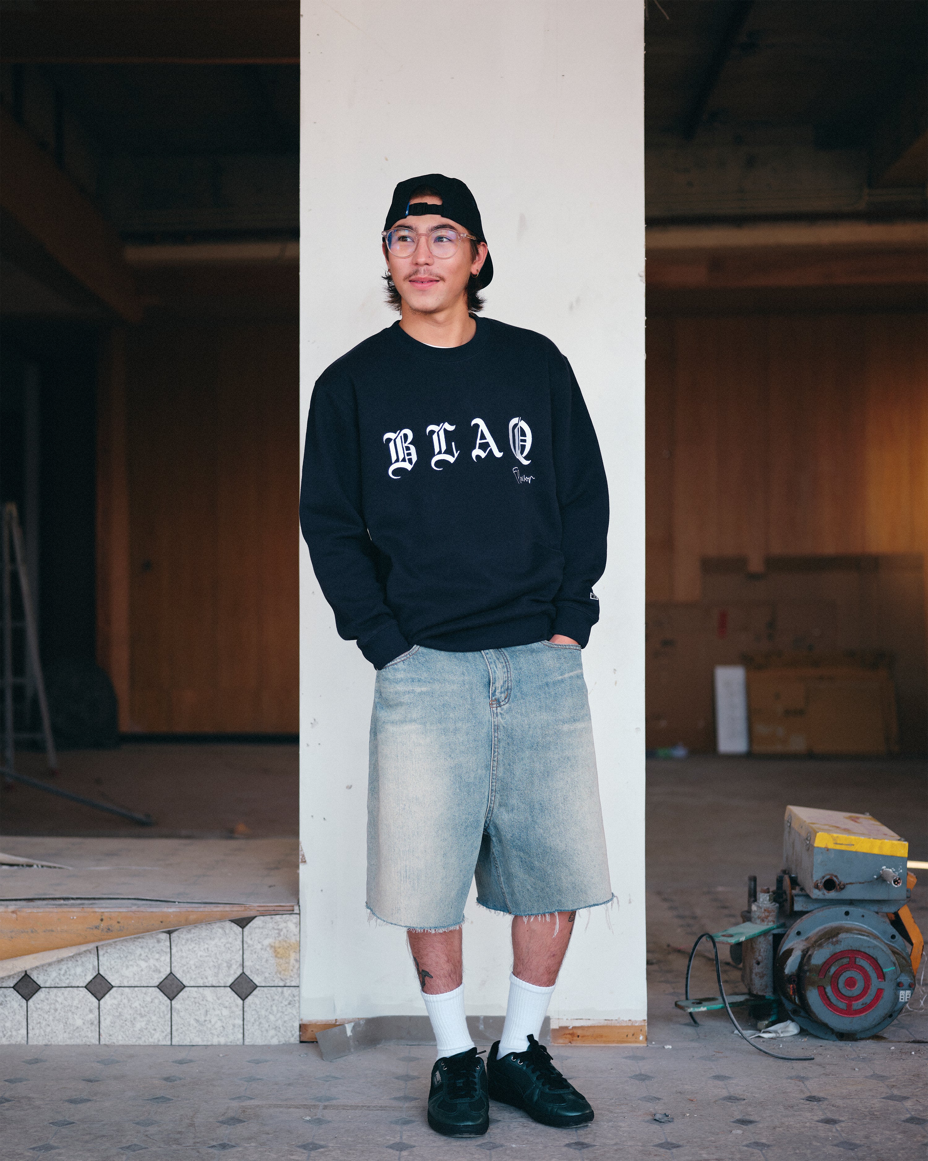 BlaqFlavor / BF Old English Sweat