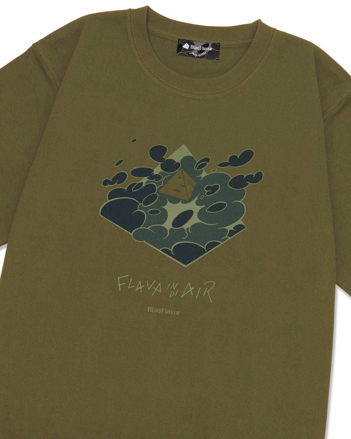 BlaqFlavor / S/S BF×AquaFlow Pyramid Tee
