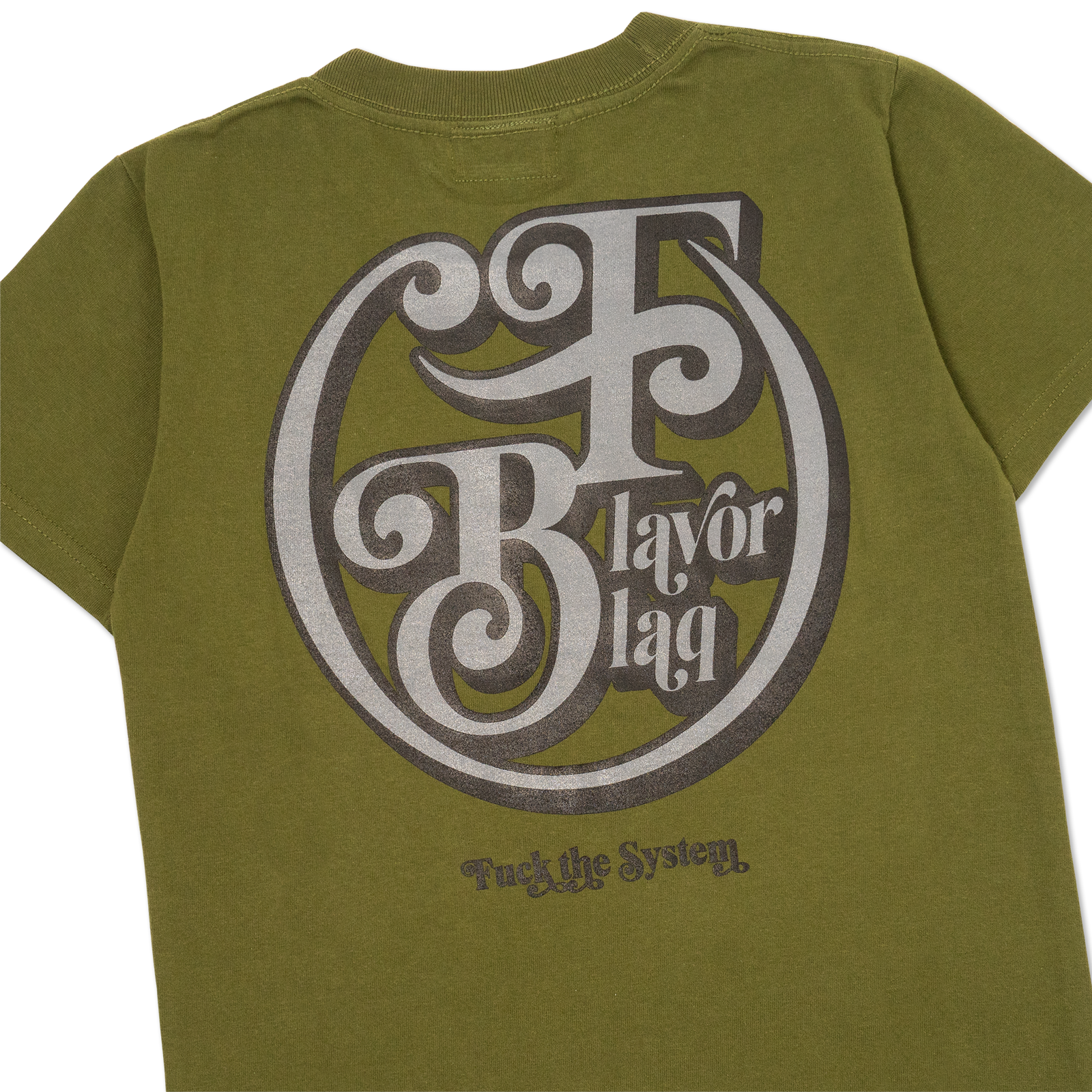 Blaq Flavor W S/S Fuck The System Tee